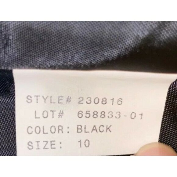 Womens Black Wool Blend Double-Breasted Peacoat Size 10 By Via - Picture 5 of 5